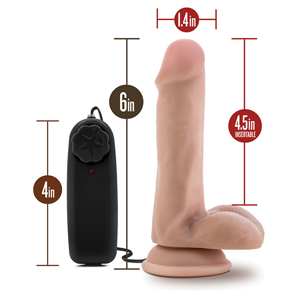 "Blush Dr. Skin Dr. Rob 6"" Cock W/suction Cup" - Image 5