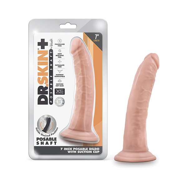 Blush Dr. Skin Plus 7" Posable Dildo