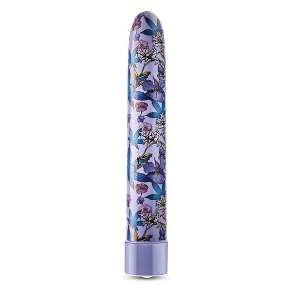 Blush Limited Addiction Floradelic 7" Rechargeable Vibe - Purple - Image 3