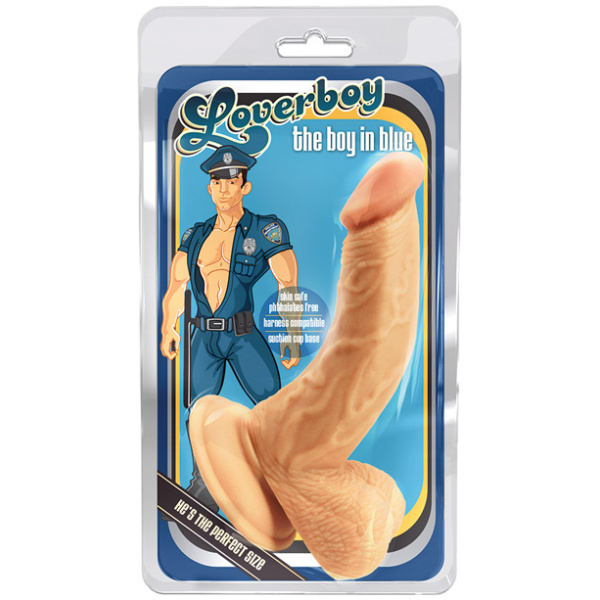 Blush Coverboy The Boy in Blue w-Suction Cup - Flesh