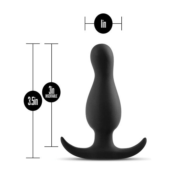Blush Anal Adventures Curve Plug - Black - Image 4