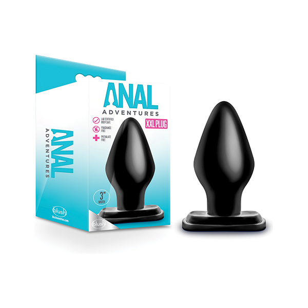 Blush Anal Adventures XXL Plug - Black