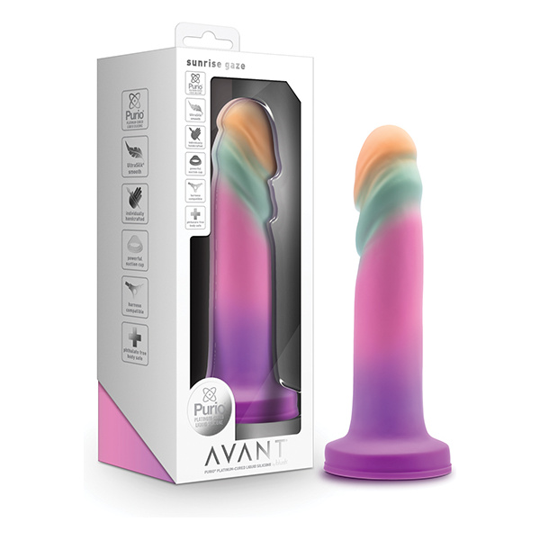 Blush Avant Sunrise Gaze Silicone Dildo - Sherbet