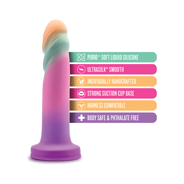 Blush Avant Sunrise Gaze Silicone Dildo - Sherbet - Image 4