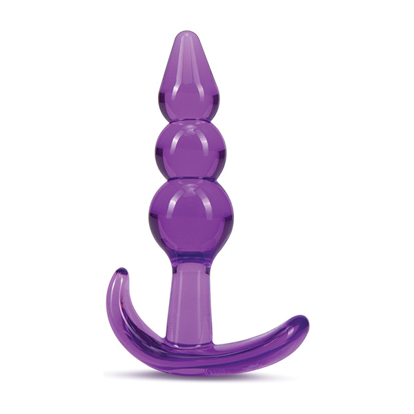 Blush B Yours Triple Bead Anal Plug - Purple - Image 2