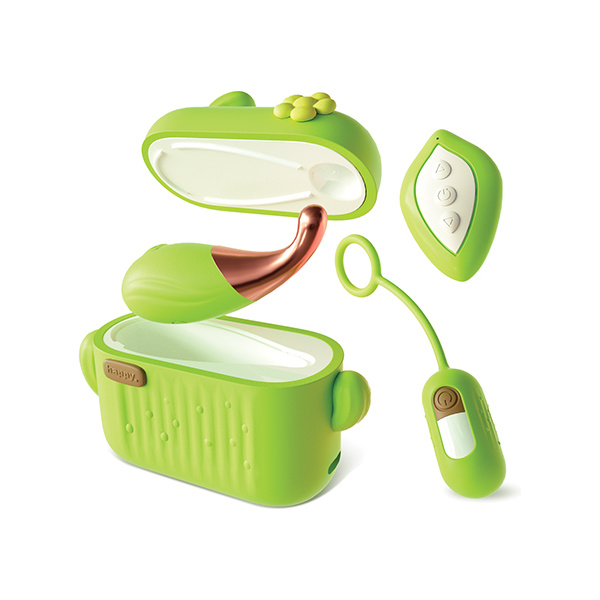 Blush Play with Me Blooming Bliss Remote Controlled Vibrating Kit - Green - Image 4