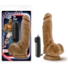 Blush Coverboy the Boxer 9" Vibrating Realistic Cock - Mocha