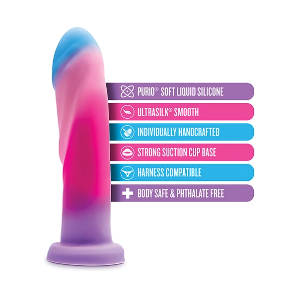 Blush Avant Borealis Dreams Silicone Dildo - Cotton Candy - Image 4