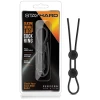 Blush Stay Hard Silicone Double Loop Cock Ring - Black