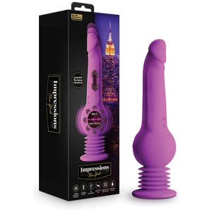 Blush Impressions New York Gyro Quake Dildo - Purple