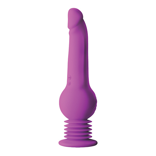 Blush Impressions New York Gyro Quake Dildo - Purple - Image 3