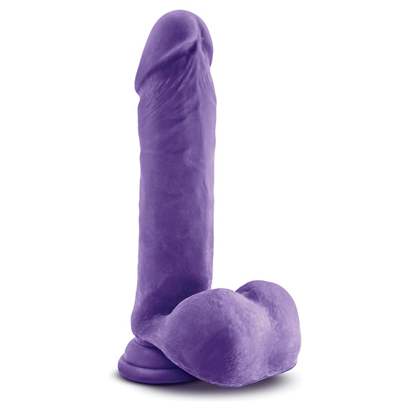 Blush Au Naturel Bold Hero 8" Dildo - Purple - Image 4