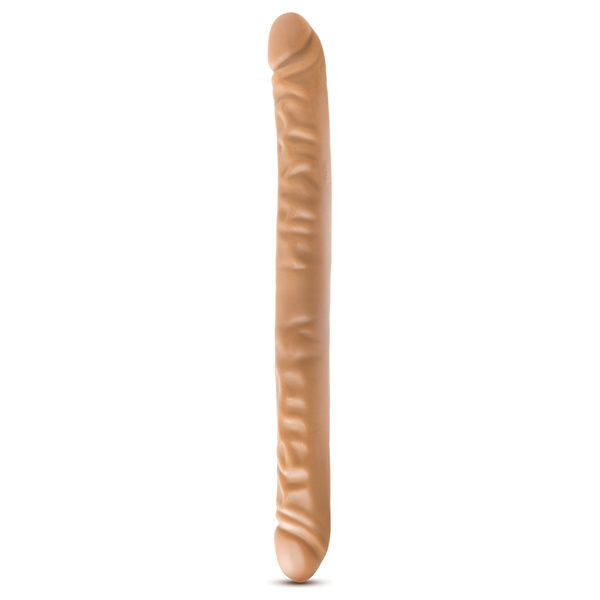 Blush Dr. Skin 18" Double Dildo - Mocha - Image 4