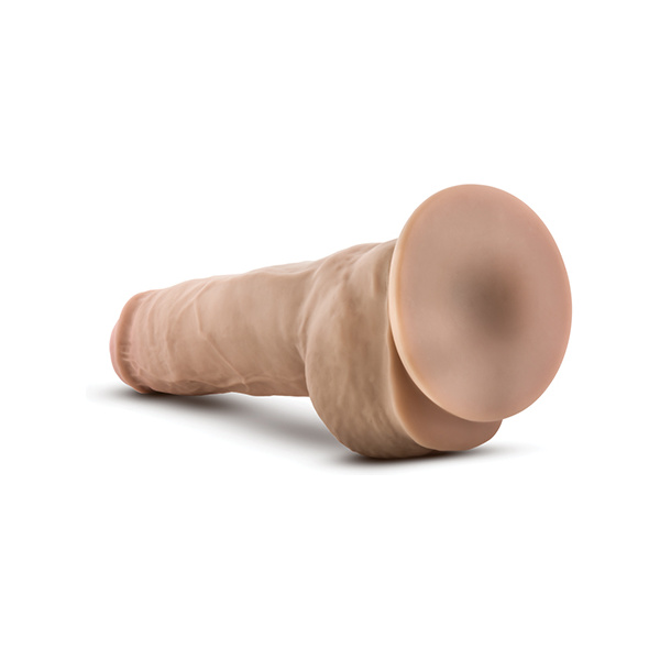 Blush Au Natural 10" Big Boy Realistic Dildo w-Balls - Vanilla - Image 2