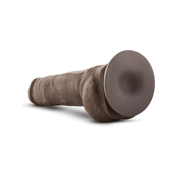 Blush Au Natural 10" Big Boy Realistic Dildo w-Balls - Chocolate - Image 2