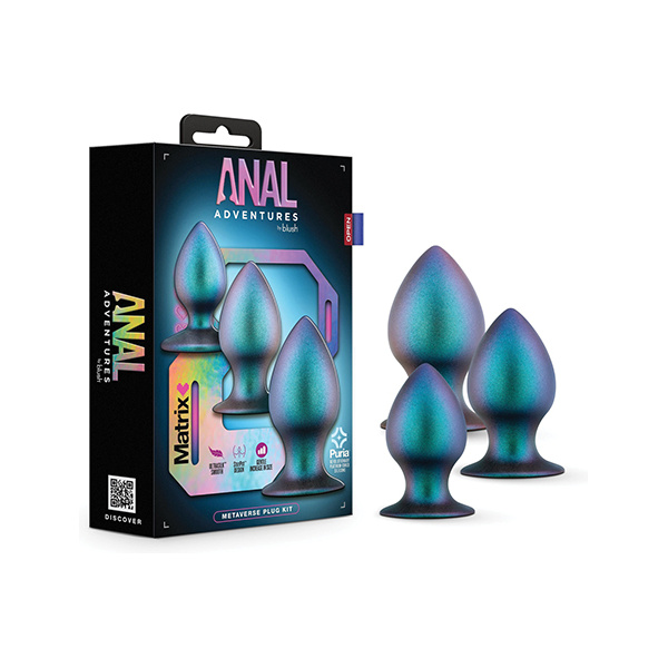 Blush Anal Adventures Matrix Metaverse Plug Kit - Spruce