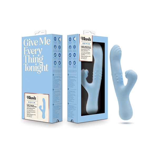 Blush Devin G-Spot Vibrator - Blue