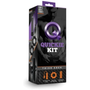Blush Quickie Kit - Thick Cock Black