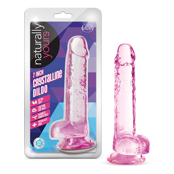 Blush Naturally Yours 7" Crystalline Dildo