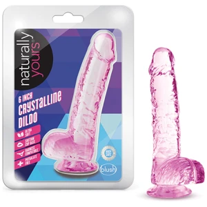 Blush Naturally Yours 6" Crystalline Dildo