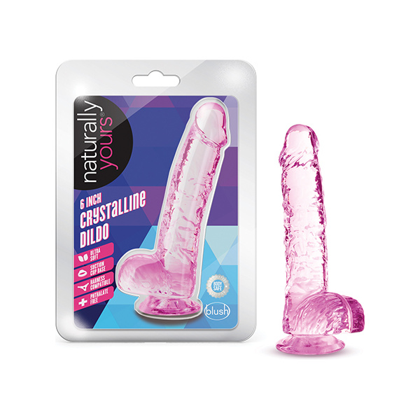 Blush Naturally Yours 6" Crystalline Dildo