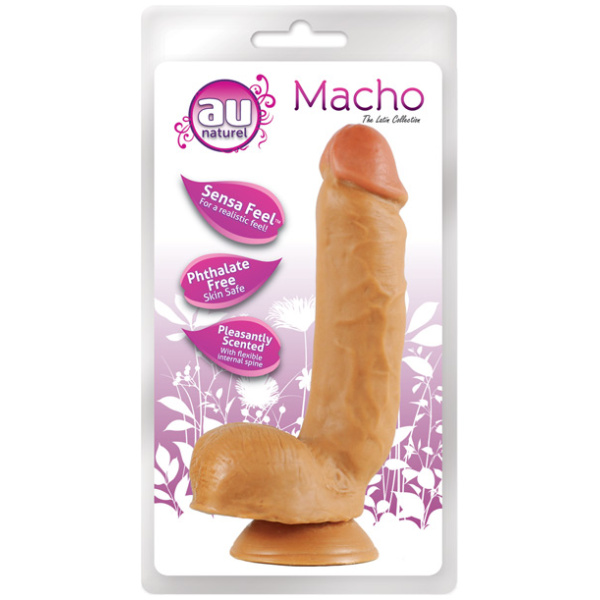 Blush Au Naturel Macho Dong w-Suction Cup