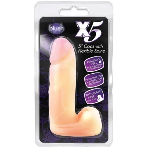 Blush X5 Plus 5" Cock w-Flexible Spine