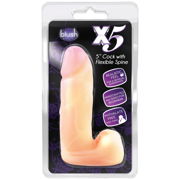 Blush X5 Plus 5" Cock w-Flexible Spine