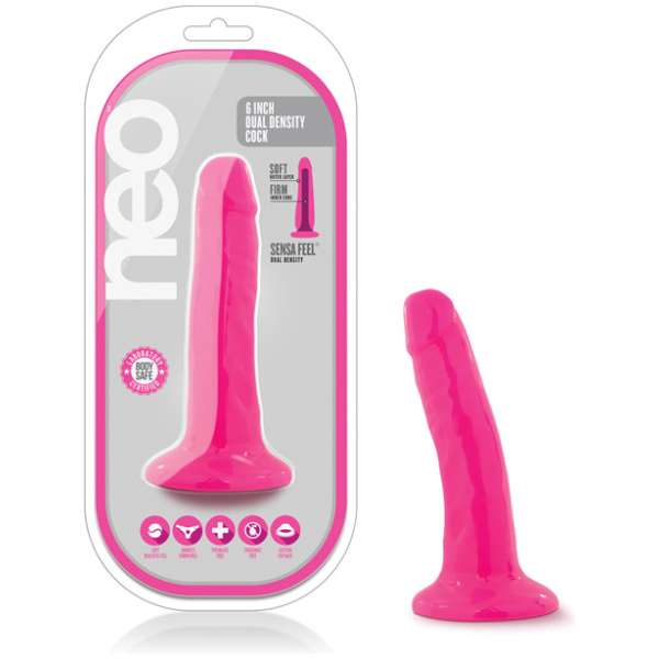 "Blush Neo 5.5"" Dual Density Cock"