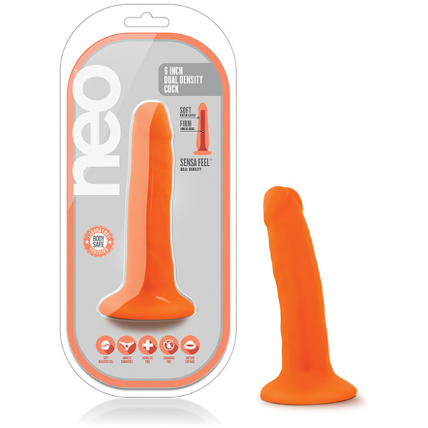 "Blush Neo Dual Density 6"" Cock"