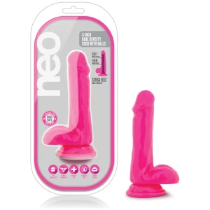 Blush Neo Dual Density Cock with balls