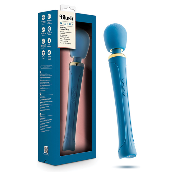 Blush Dianna Wand Massager - Teal