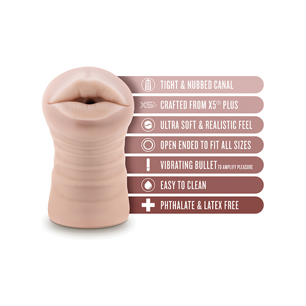 Blush EnLust Mouth Stroker w-Vibrating Bullet - Nicole - Image 4