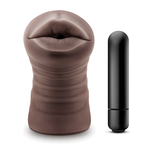 Blush EnLust Mouth Stroker w-Vibrating Bullet - Krystal - Image 3