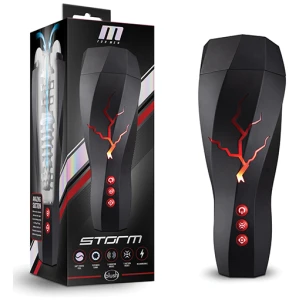 Blush M for Men Storm Suction Powered Stroker - Clear