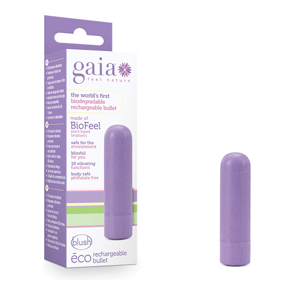 Blush Gaia Eco Rechargeable Bullet - Lilac