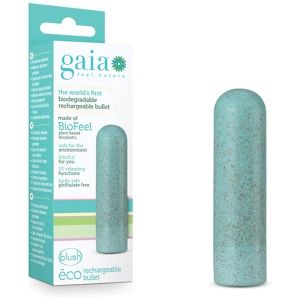 Blush Gaia Eco Rechargeable Bullet - Aqua