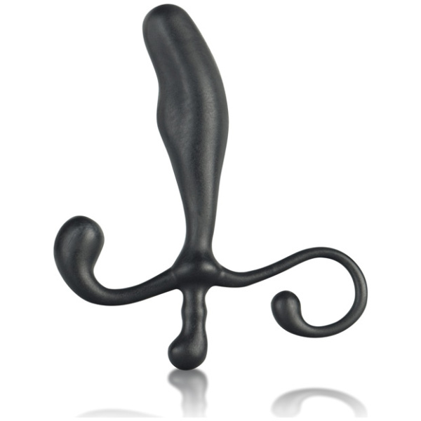 Blue Line C&B 5" Male P-Spot Massager - Black - Image 2