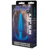 Blue Line C & B 4.25" Slim Tapered Butt Plug - Jelly Blue