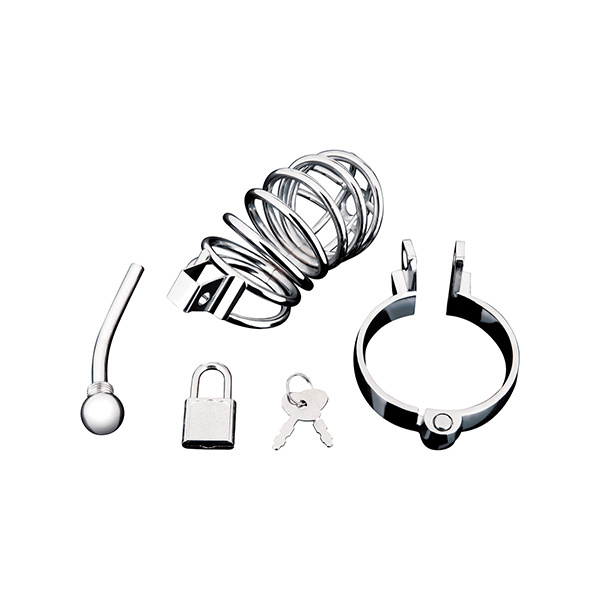 Blue Line Urethral Play Cage - Silver - Image 4