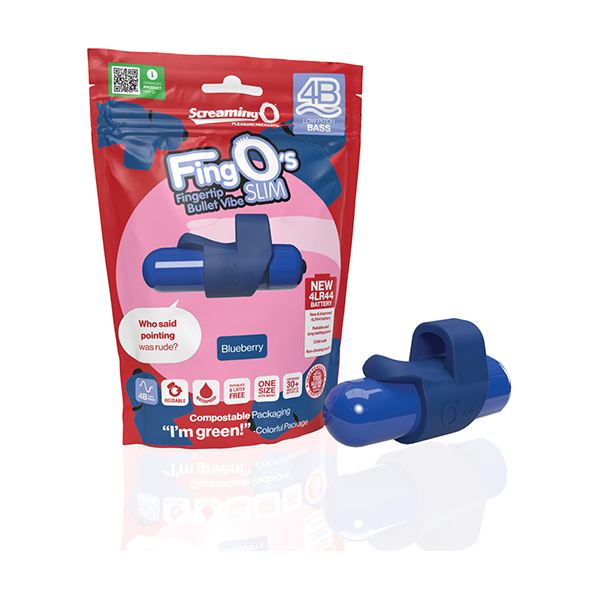 Screaming O 4B FingO Slim - Blueberry