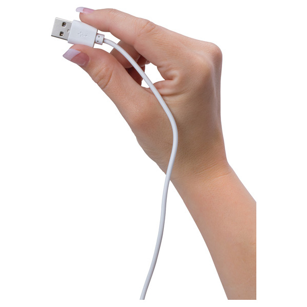 Screaming O Recharge Charging Cable - White - Image 3