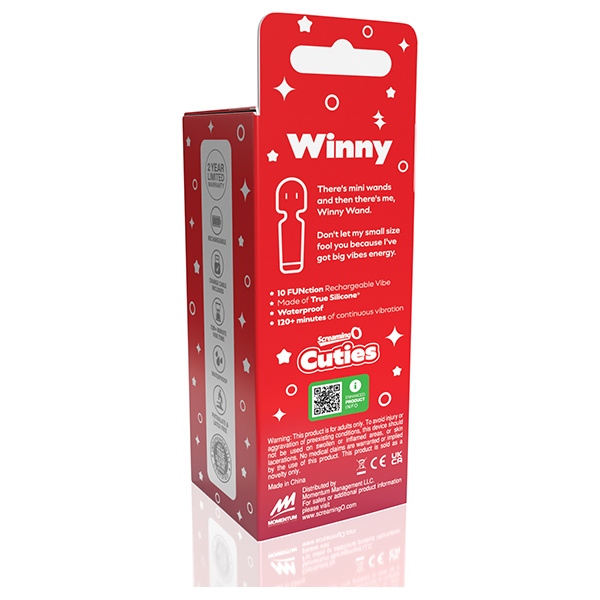 Screaming O Cuties Winny Vibrating Mini Wand - Sage Green - Image 2