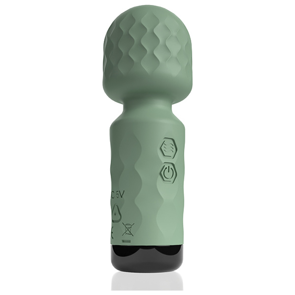 Screaming O Cuties Winny Vibrating Mini Wand - Sage Green - Image 3