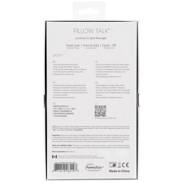 Pillow Talk Sassy G Spot Vibrator - Image 5