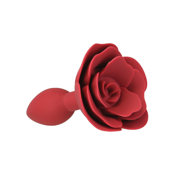 Lux Active Red Rose Silicone Anal Plug - Image 3