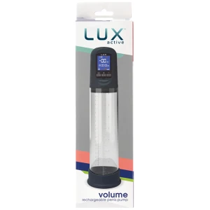Lux Active Volume Rechargeable Penis Pump - Black