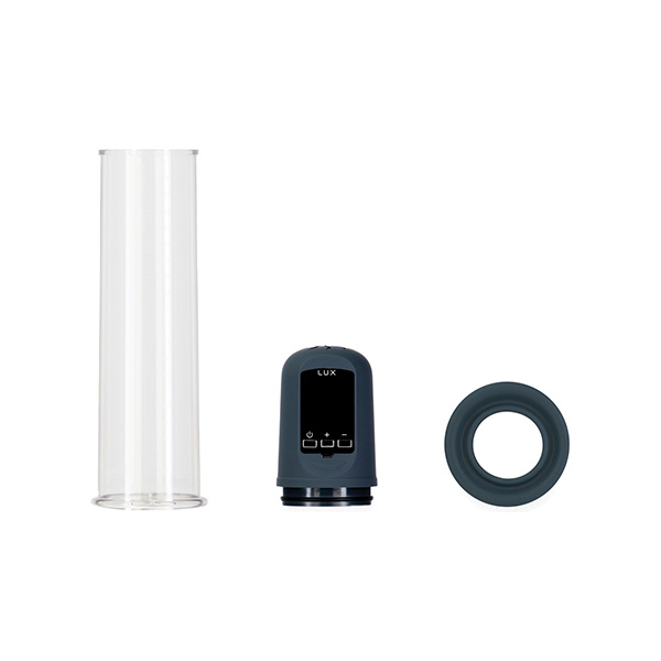 Lux Active Volume Rechargeable Penis Pump - Black - Image 3