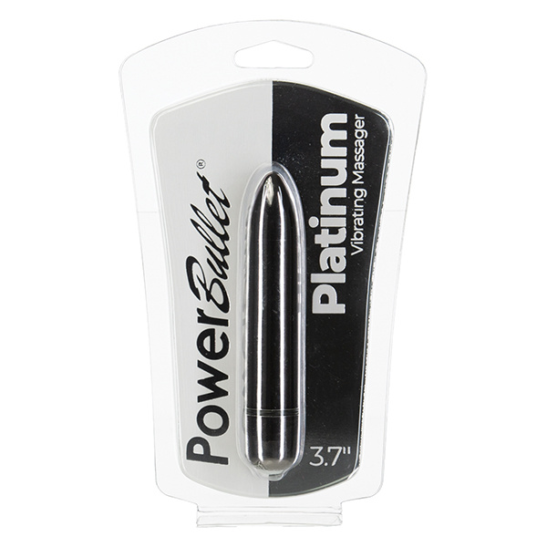 Power Bullet 3.7" Platinum Vibrating Massager