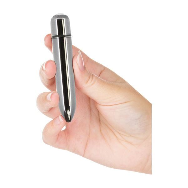 Power Bullet 3.7" Platinum Vibrating Massager - Image 5